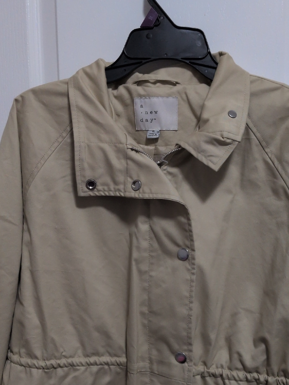 Women's Femme Anorak Jacket-khaki/Tan - Picture 2 of 8